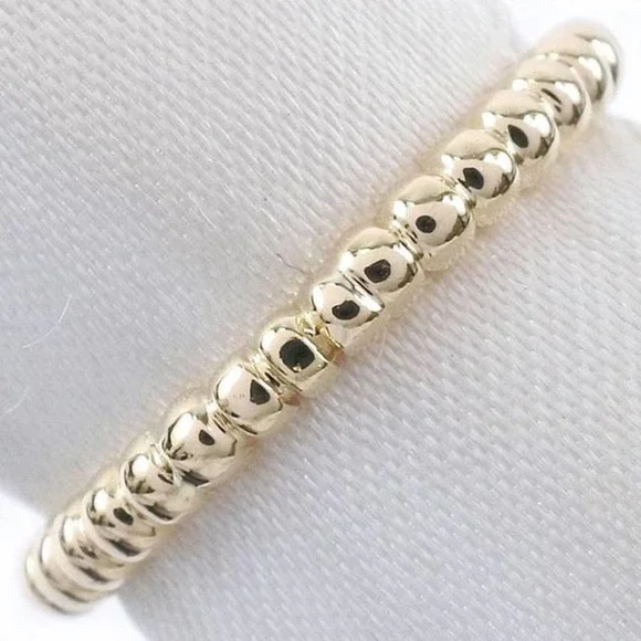 Van Cleef & Arpels Perlee Pearls Yellow Gold 18 Karat Ring Size 4 - Picture 2 of 5